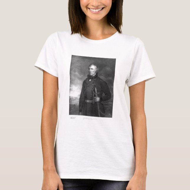 Camiseta Zachary Taylor, 12th President of the United State (Anverso)