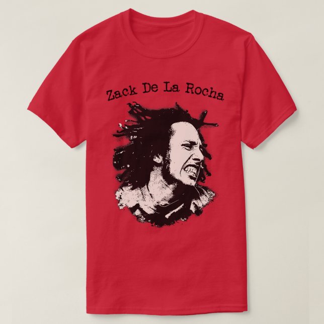 Camiseta Zack De La Rocha (Diseño del anverso)