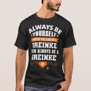 Camiseta Zack Greinke siempre sea usted mismo Gameday