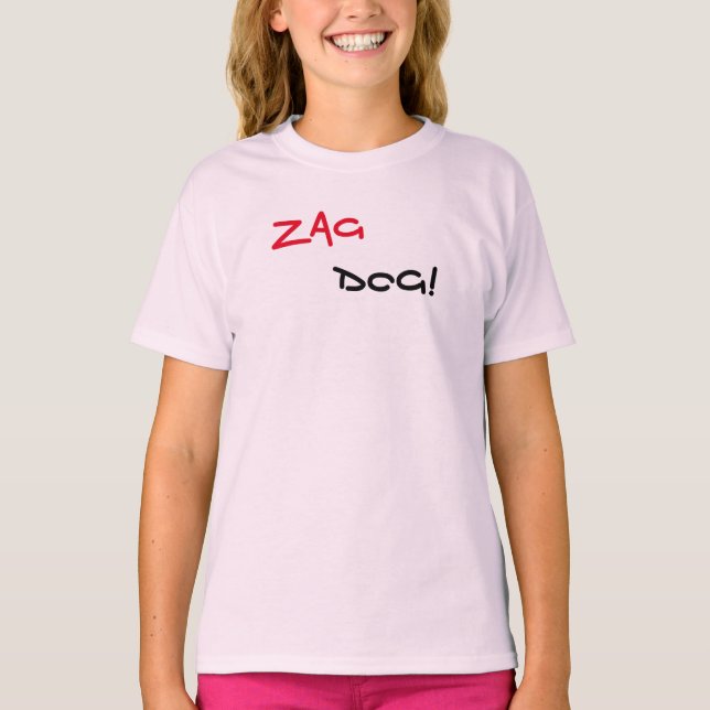 Camiseta Zag Dog Brand Pink T-Shirt (Anverso)