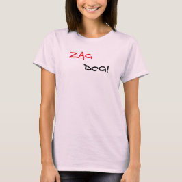 Camiseta Zag Dog Brand Pink T-Shirt