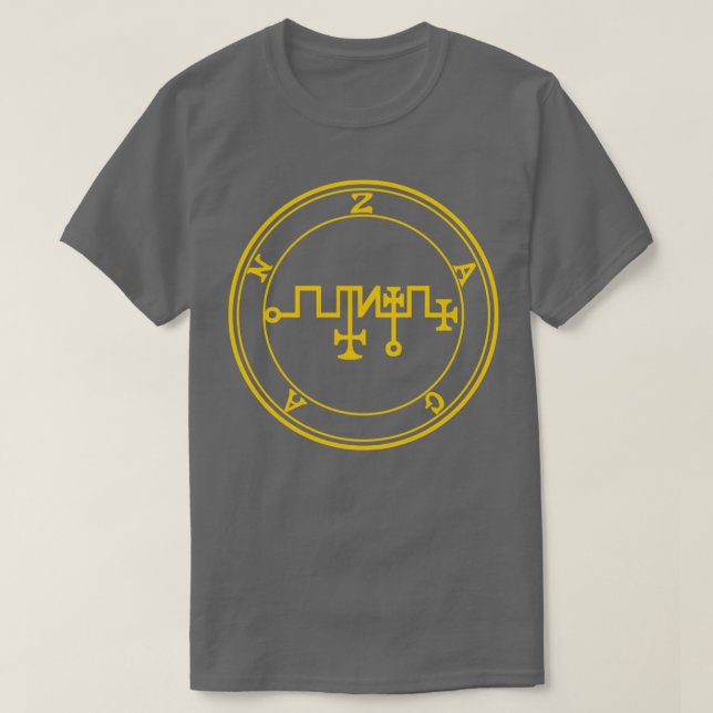 Camiseta Zagan Sigil convierte los metales en monedas amari (Diseño del anverso)