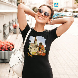 Camiseta Zagreb Croacia Plaza de la Iglesia Rojo Viaje