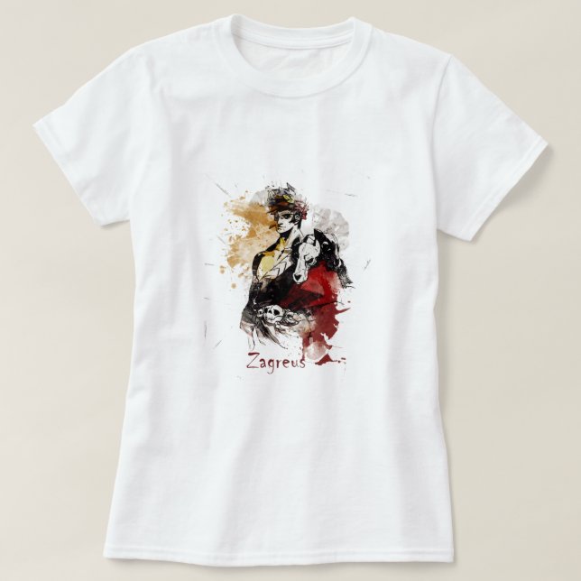 Camiseta Zagreus - Hades *pintura* (Diseño del anverso)