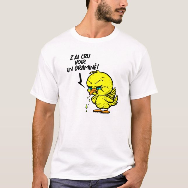 CAMISETA Z'AI CRU VOIR UN GRAMINÉ !  (Anverso)
