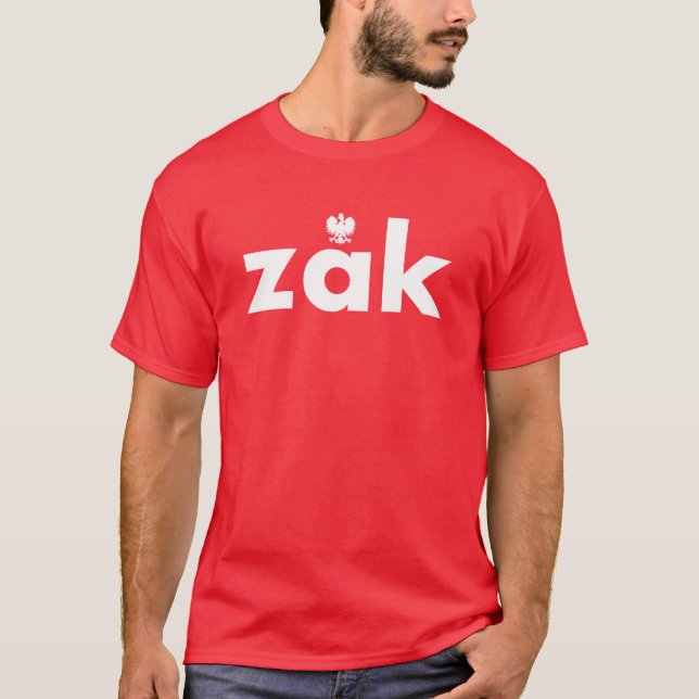 Camiseta ZAK Polaco Apellido Tshirt (Anverso)