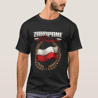 Camiseta Zakopane Polonia Viaje Bandera polaca Polska