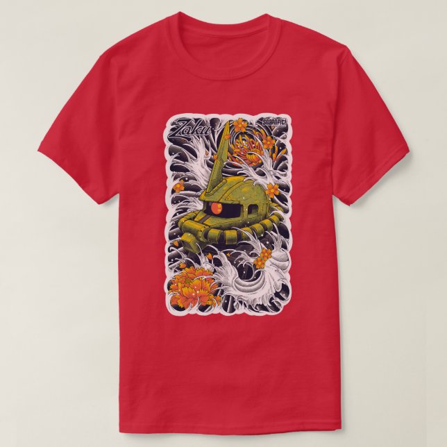 Camiseta Zaku (Diseño del anverso)