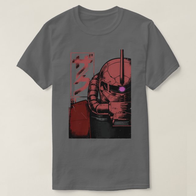 Camiseta Zaku Half Face (Diseño del anverso)