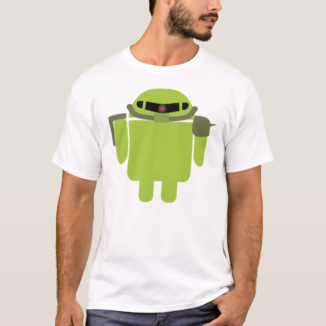 Camiseta Zakudroid (blanco) (Anverso)