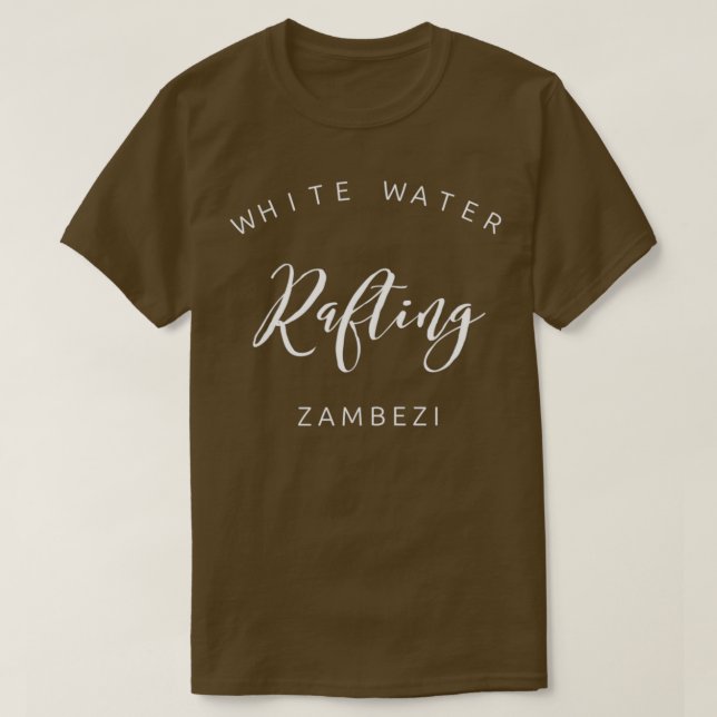 Camiseta Zambezi White Water Rafting (Diseño del anverso)