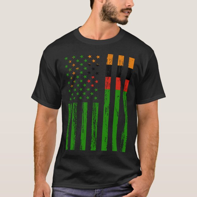 Camiseta Zambia Bandera Estados Unidos está en mi ADN para  (Anverso)