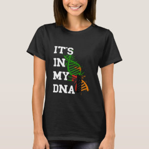 Camiseta Zambia Está En Mi Molécula De ADN Orgullo Zambiano