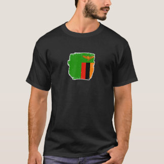 Camiseta Zambia Orgullosa Bandera Zambiana 2