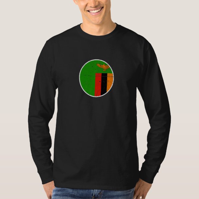 Camiseta Zambia Proud Zambian Flag  3 (Anverso)