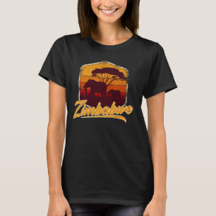Camiseta zambia, una familia zambiana que viaja en souveni