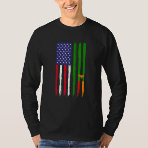 Camiseta Zambiano arranca bandera mitad estadounidense patr