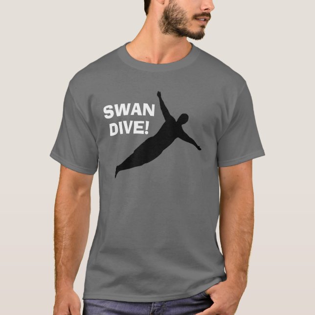 CAMISETA ZAMBULLIDA DE CISNE (Anverso)