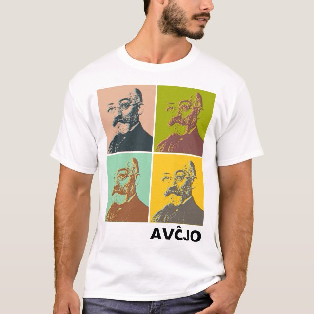 Camiseta Zamenhof t-shirt - Zamenhof t-ĉemizo (Anverso)