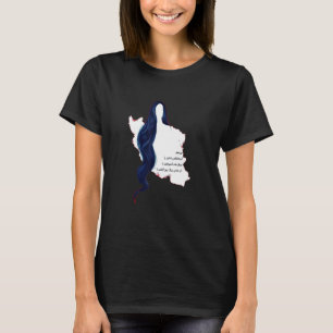 Camiseta Zan Zendegi Azadi, con el mapa, Mahsa (Zhina)