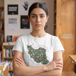 Camiseta Zan Zendegi Azadi   Regalo Persa Violeta
