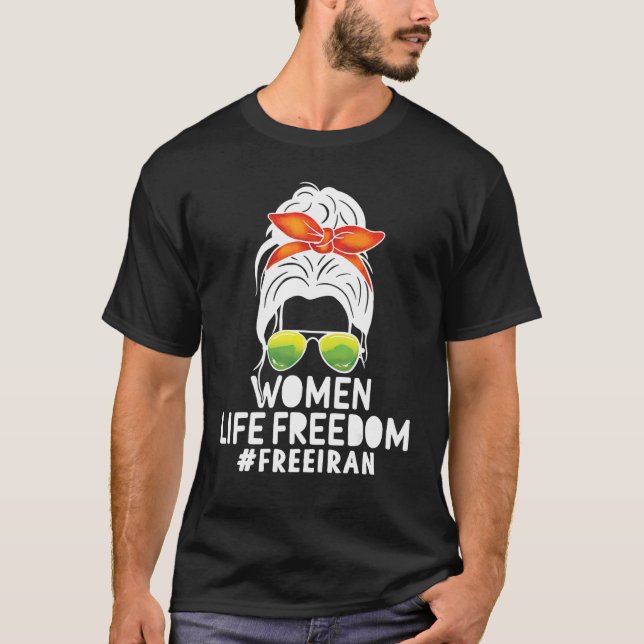 Camiseta Zan Zindgi Azadi  Women Life Freedom 1 (Anverso)