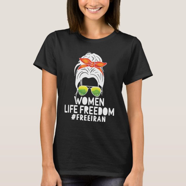 Camiseta Zan Zindgi Azadi  Women Life Freedom 1 (Anverso)