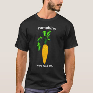 Camiseta Zanahoria de Halloween, Calabazas Vendidas En Le