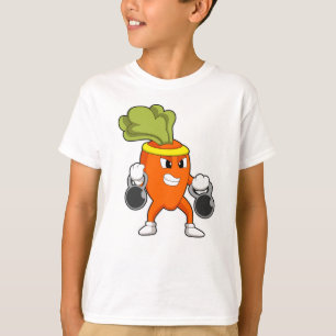 Camiseta Zanahoria en Fitness con campanas de dumbos