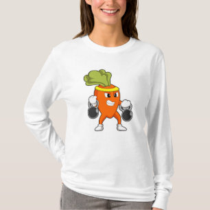 Camiseta Zanahoria en Fitness con campanas de dumbos