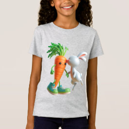 Camiseta Zanahoria y conejo