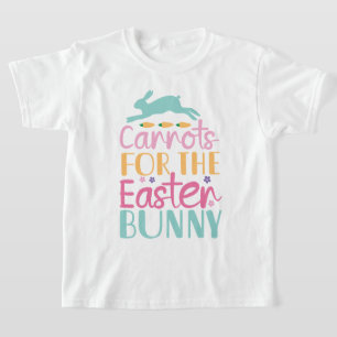 Camiseta Zanahorias para el conejo de Pascua
