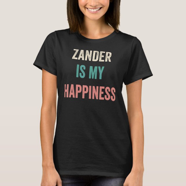 Camiseta Zander es mi felicidad (Anverso)