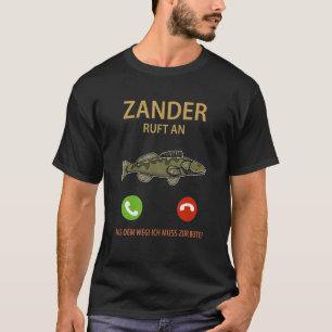 Camiseta Zander Fogosch Fisherman Fishing Humor