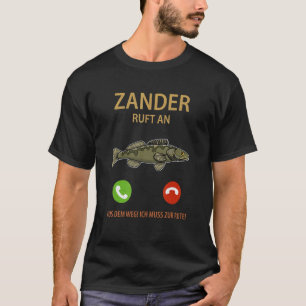 Camiseta Zander Fogosch Fisherman Fishing Humor