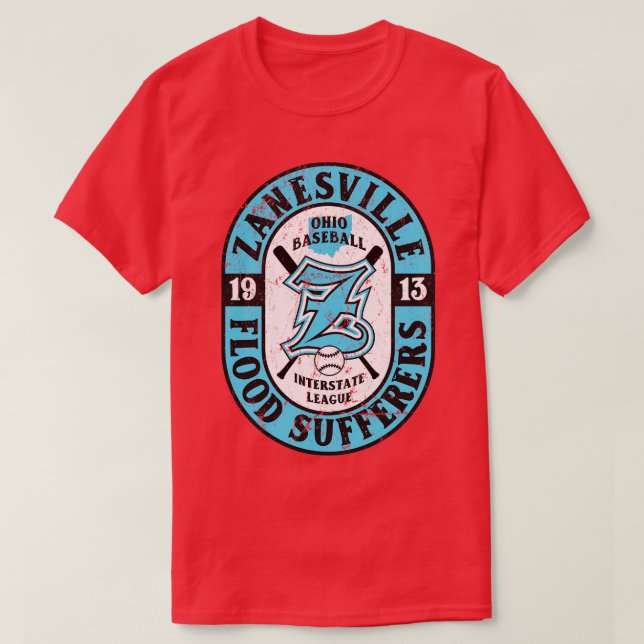Camiseta Zanesville Flood Sufferers (Diseño del anverso)