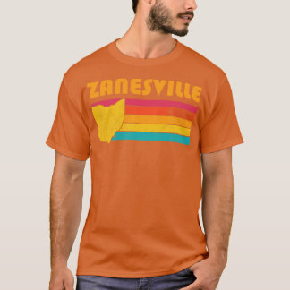 Camiseta Zanesville Ohio Vintage Distresage Souvenir