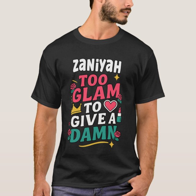 Camiseta ZANIYAH Personalized Women's Gift Custom ZANIYAH (Anverso)