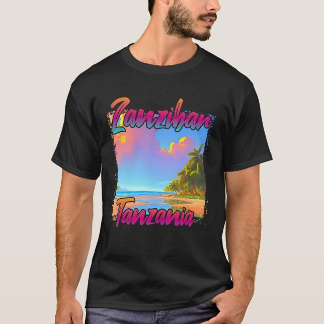Camiseta Zanzibar Sunset (Anverso)