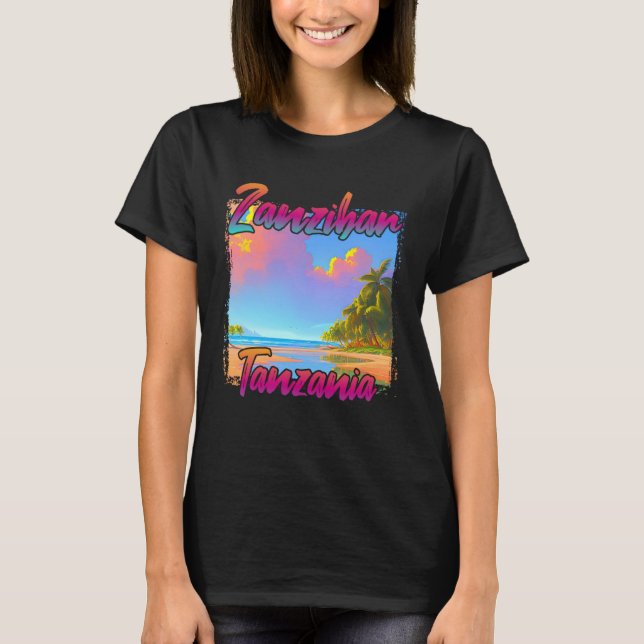 Camiseta Zanzibar Sunset (Anverso)
