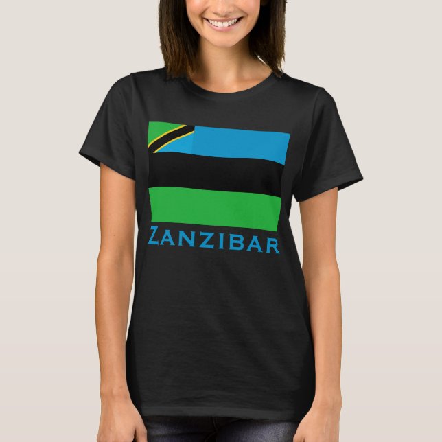 Camiseta Zanzíbar, Tanzania (Océano Índico) (Anverso)