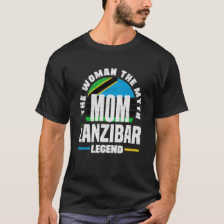 Camiseta Zanzibar Zanzibari Zanzibar Flag Mothers Day
