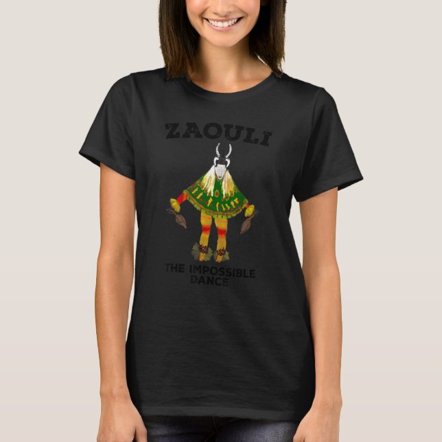 Camiseta Zaouli El Baile Imposible de Costa de Marfil Oeste (Anverso)