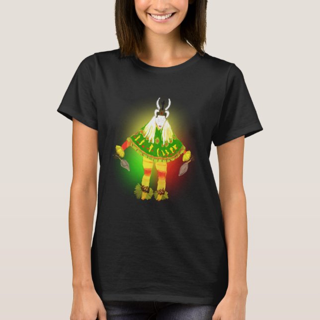 Camiseta Zaouli - Traditional Africa Dance for Proud Africa (Anverso)