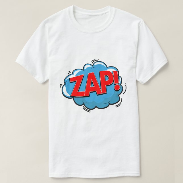 CAMISETA ¡ZAP! (Diseño del anverso)