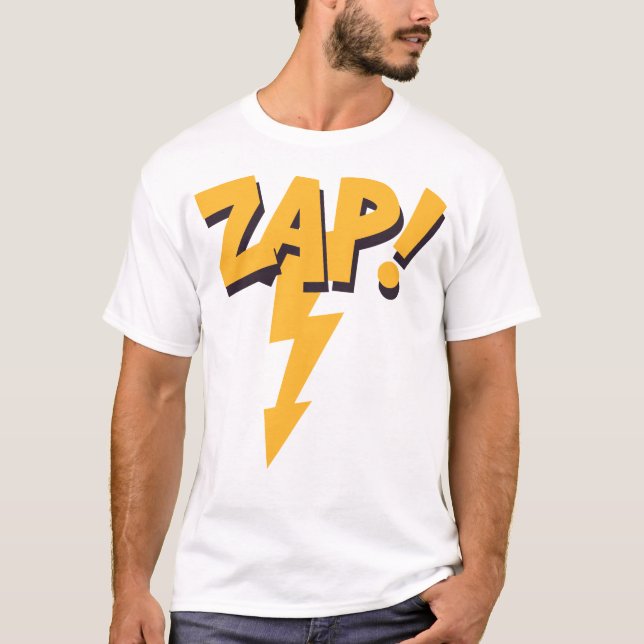 Camiseta ¡ZAP! Cómic (Anverso)