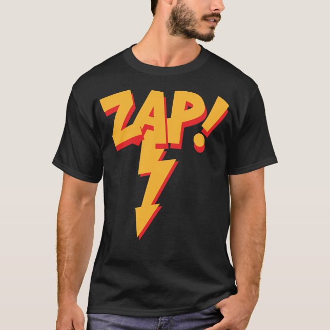 Camiseta ¡ZAP! Cómic (Anverso)
