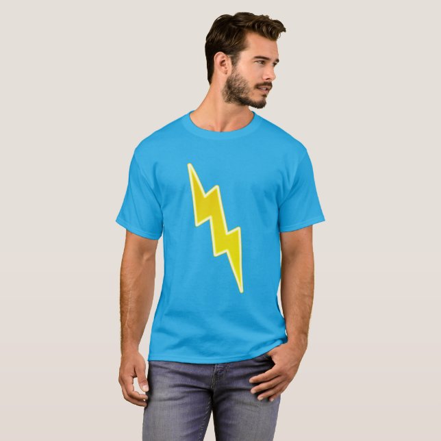 Camiseta Zap - el rayo amarillo (Anverso completo)