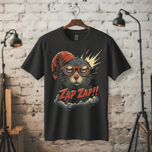Camiseta ¡Zap Zap!! Divertido dibujo animado retro de criat