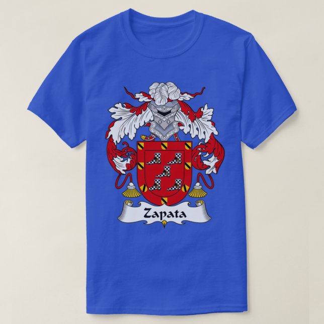 Camiseta Zapata Coat of Arms Family Crest  (Diseño del anverso)